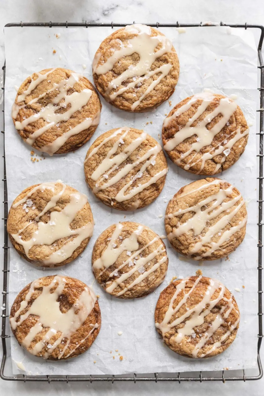 chewy maple chai cookies