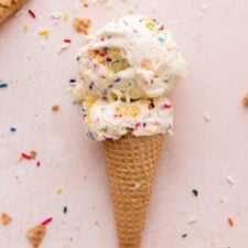 Loaded Cake Batter Ice Cream