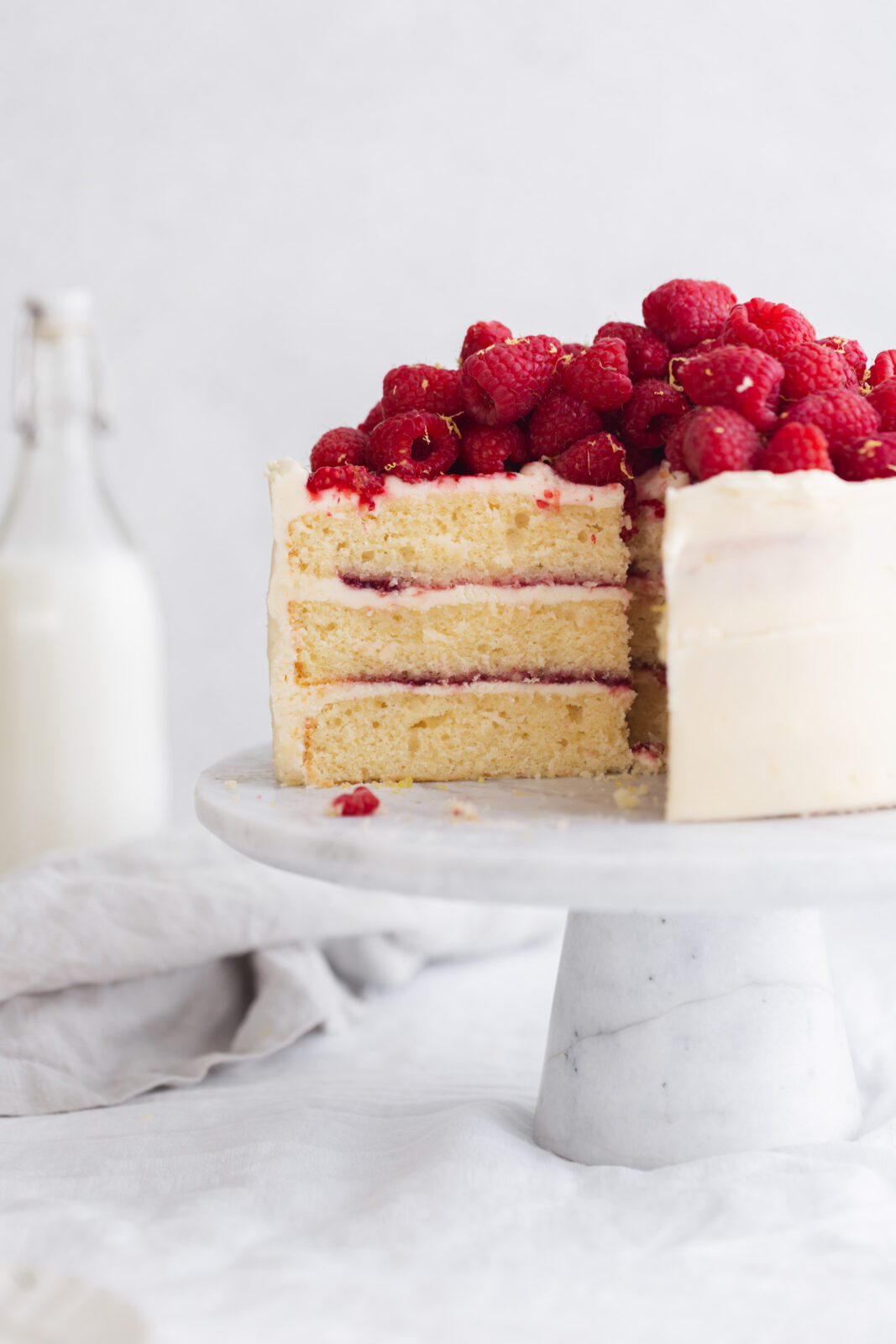 raspberry lemon cake