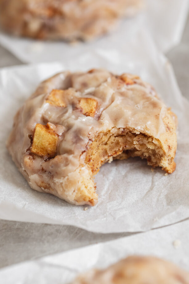 apple fritter cookies