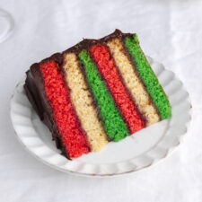 Italian Rainbow Cookie Cake