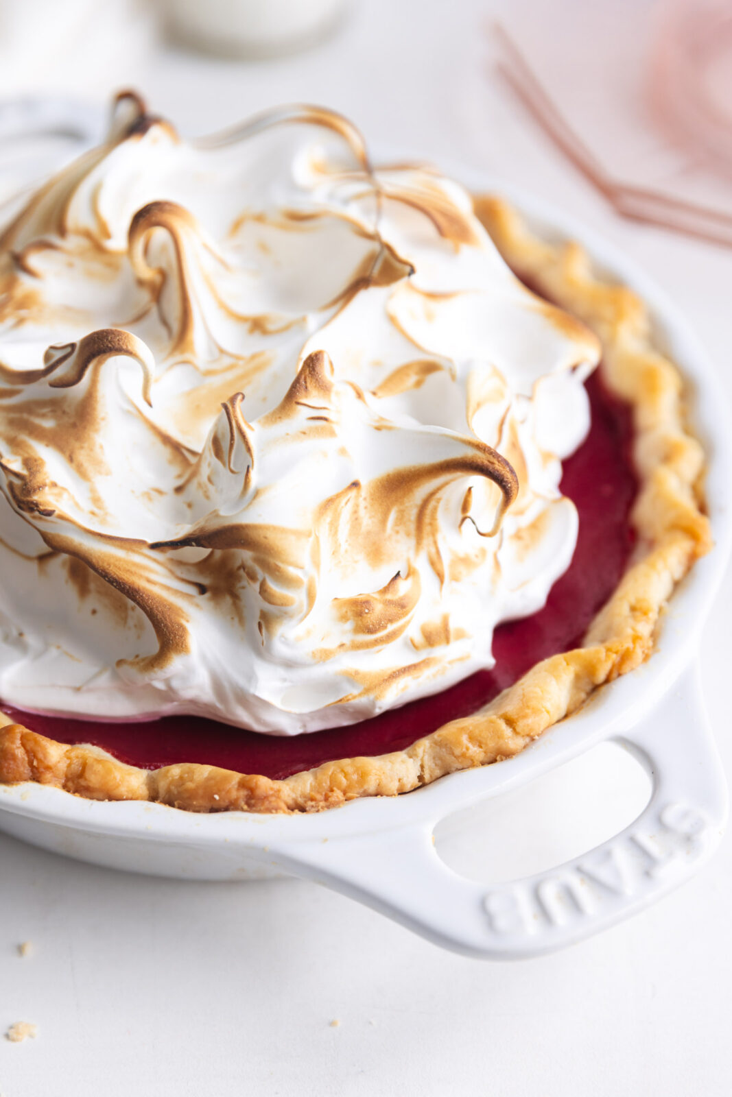 cranberry meringue pie