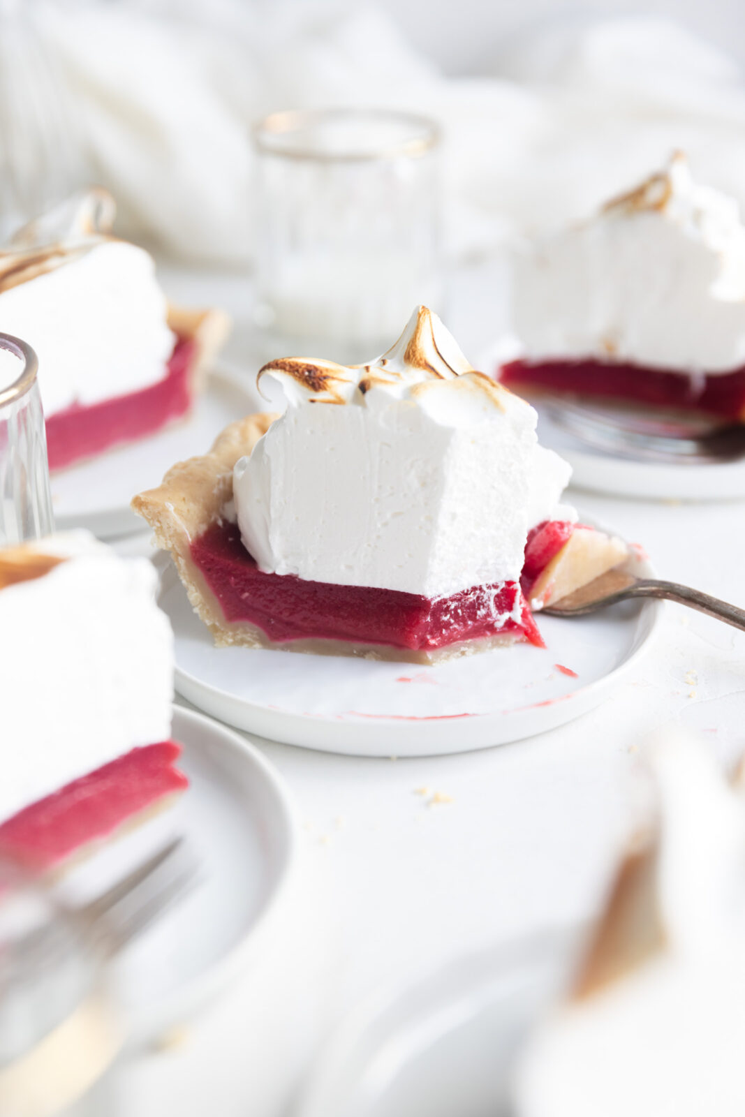 cranberry meringue pie