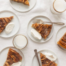 Pumpkin Spice Ruffled Milk Pie