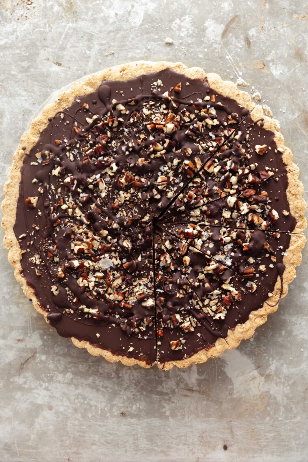 chocolate turtle tart