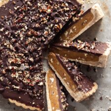 Chocolate Turtle Tart
