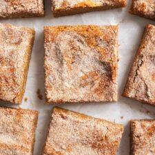 Pumpkin Snickerdoodle Blondies