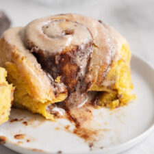 Ooey Gooey Pumpkin Cinnamon Rolls