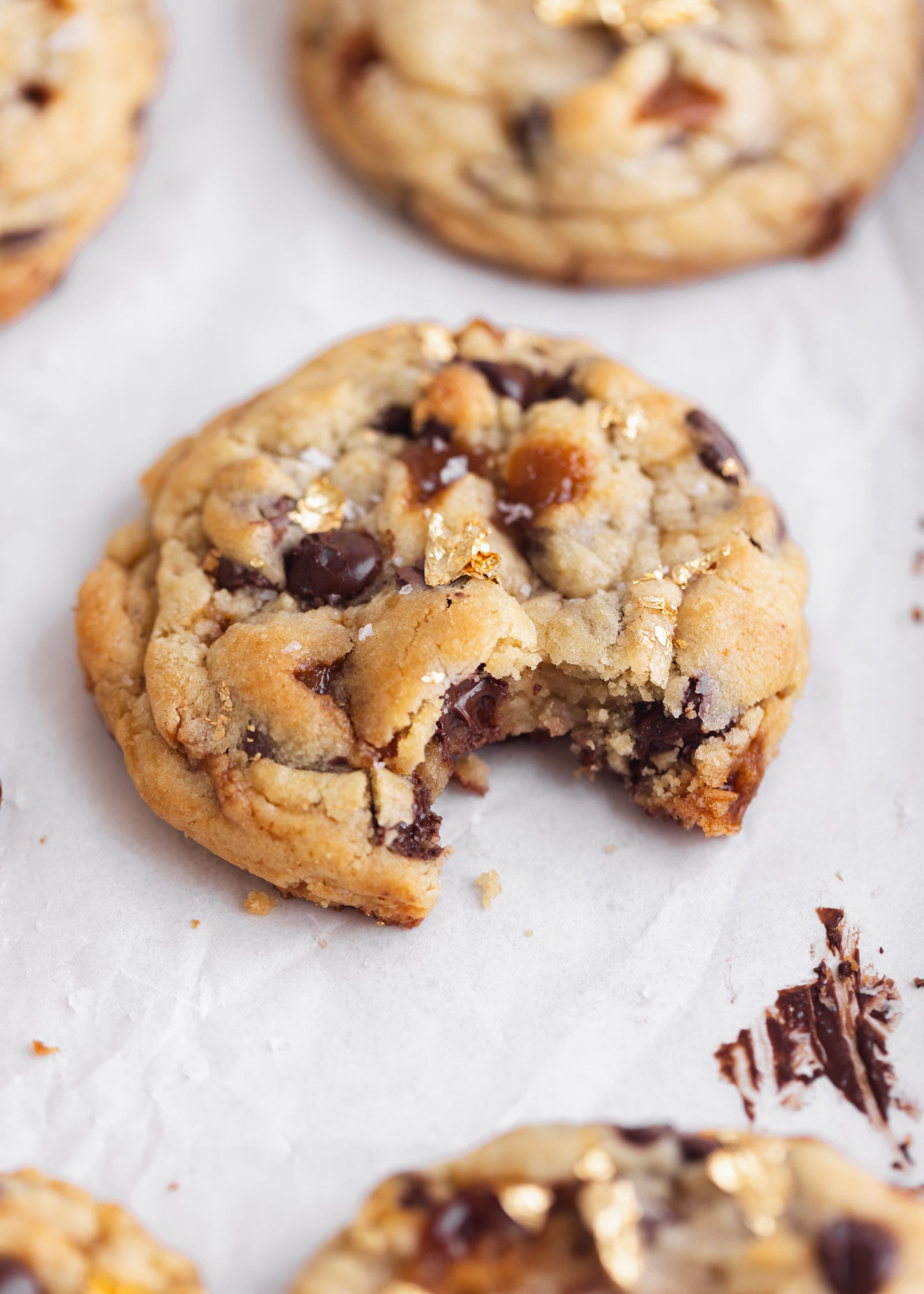 Millionaire Toffee Chocolate Chunk Cookies - Broma Bakery