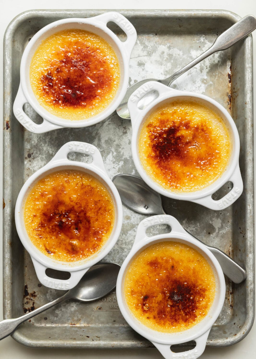 creme brulee with burnt sugar top