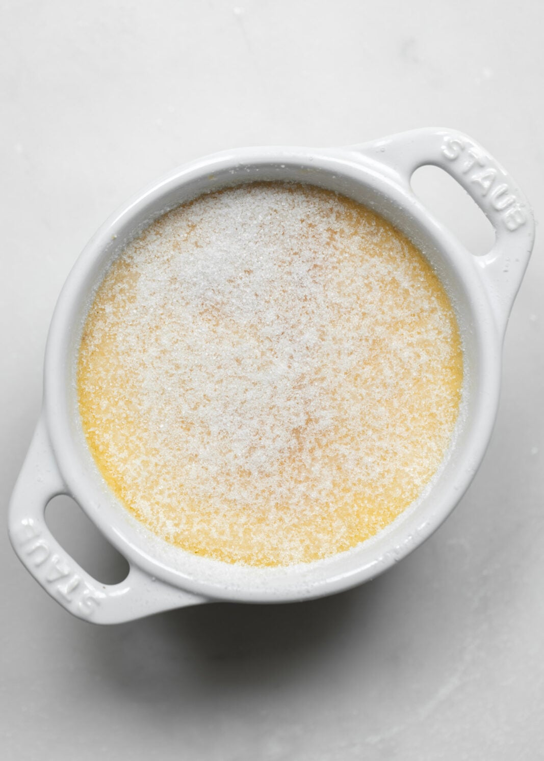 top creme brulee with wugar
