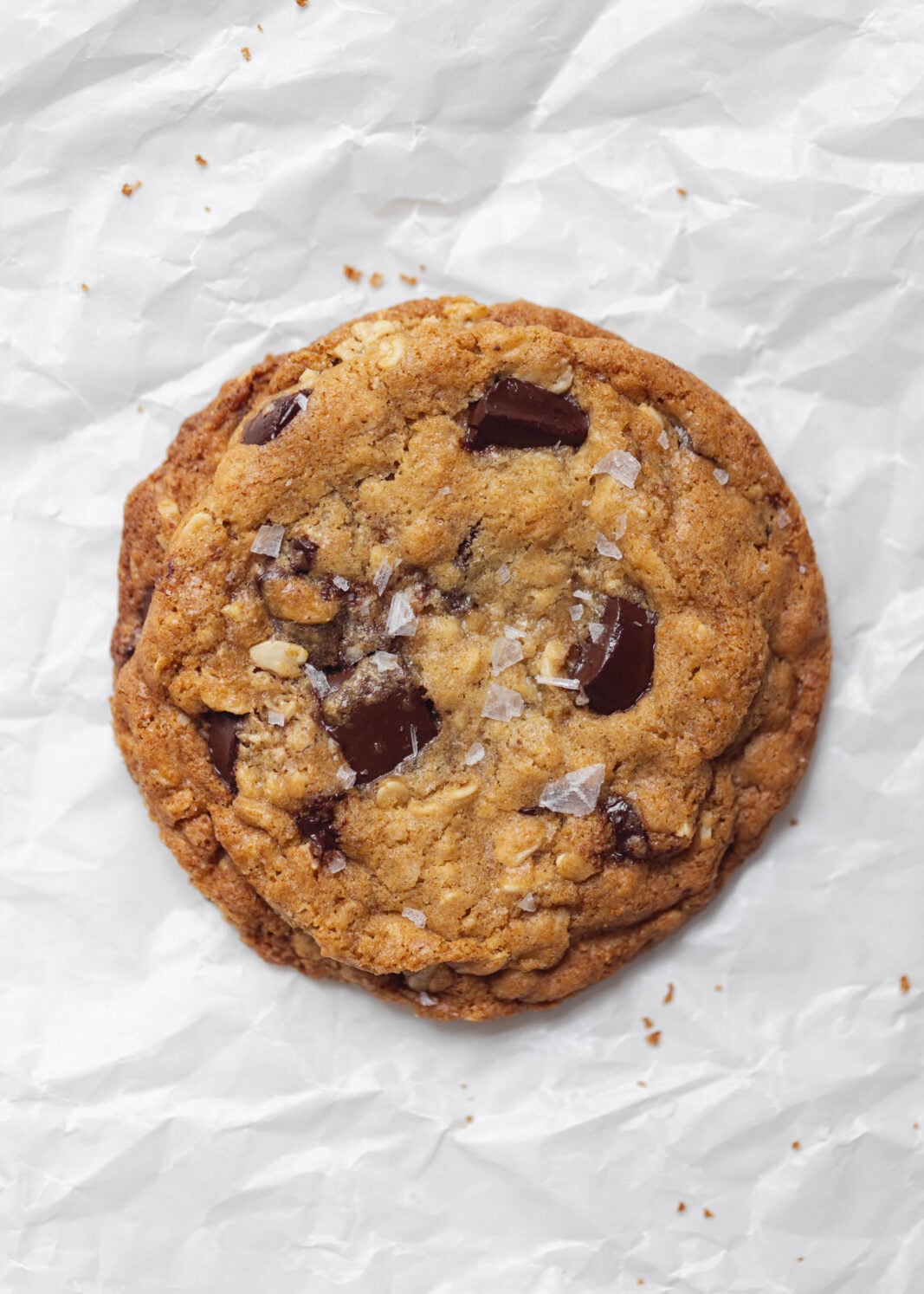 single serve oatmeal chocolate chip cookie