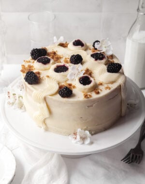 Blackberry Crumble Cake