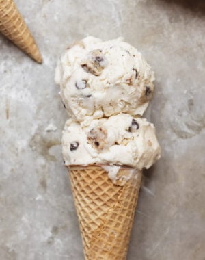 Brown Butter Chocolate Chip Cookie Dough Ice Cream