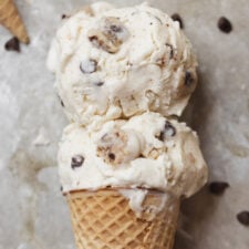 Brown Butter Chocolate Chip Cookie Dough Ice Cream