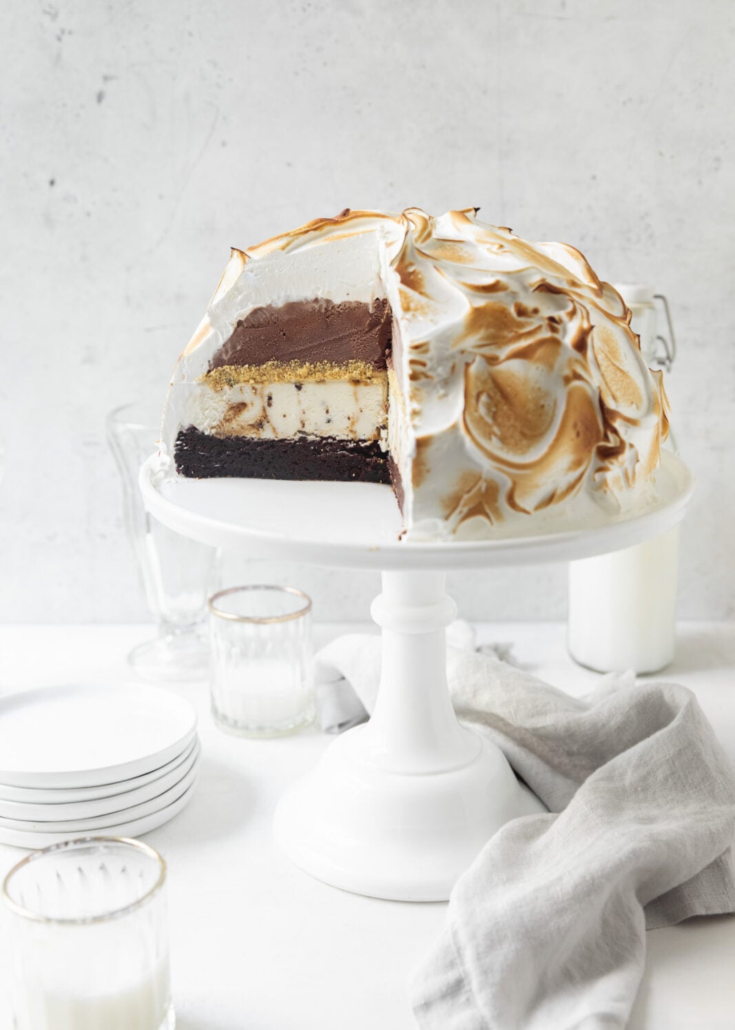s'mores baked alaska