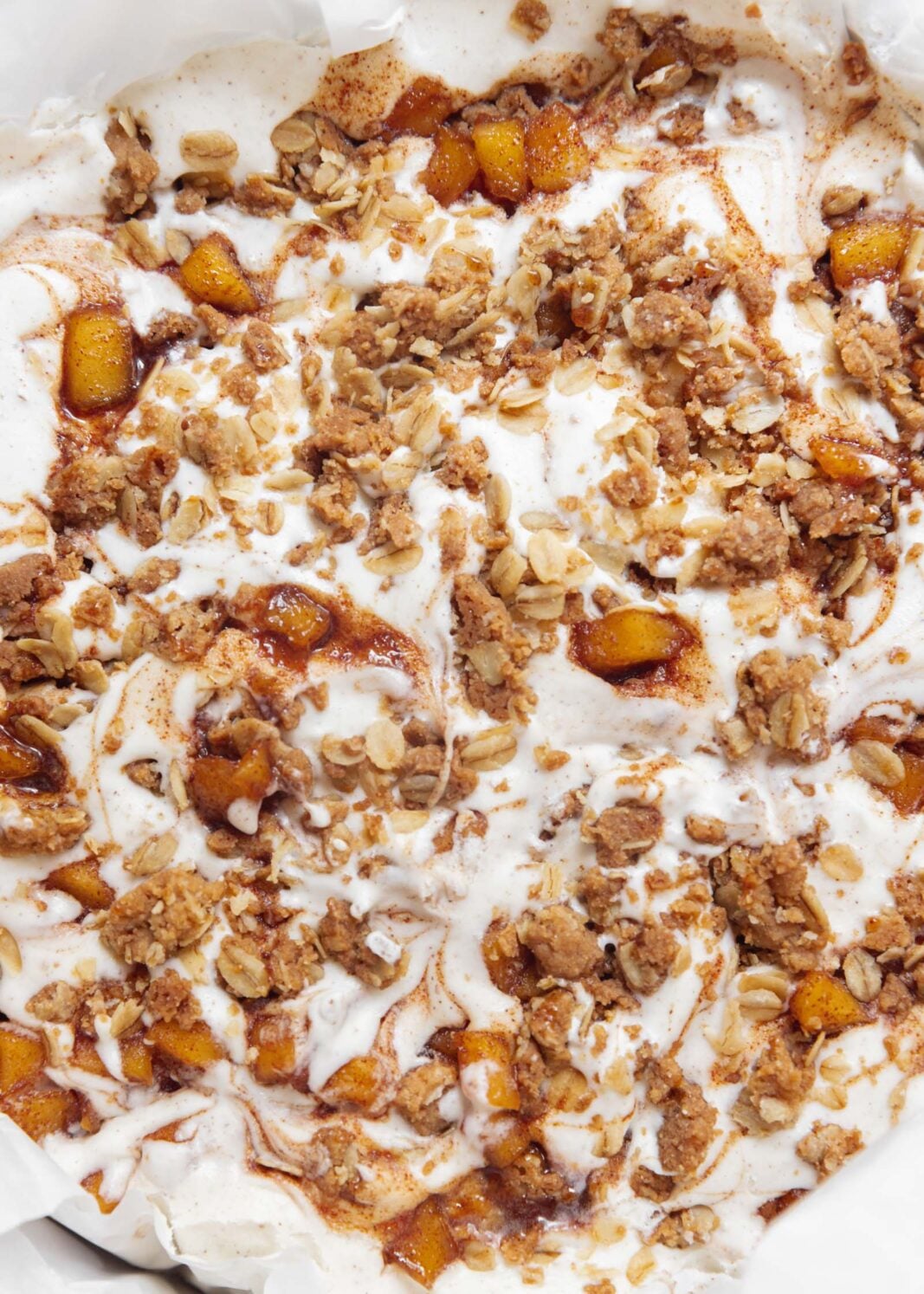apple crisp ice cream