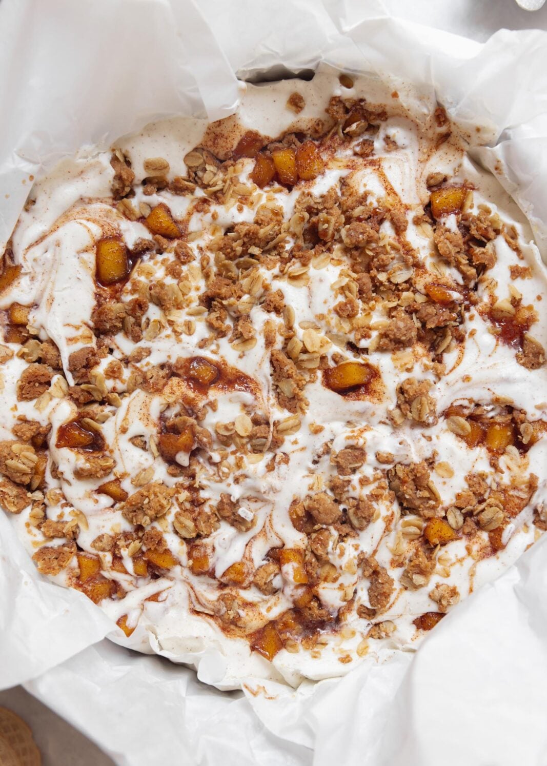 apple crisp ice cream