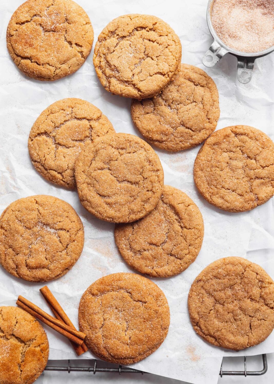 apple cider donut snickerdoodles