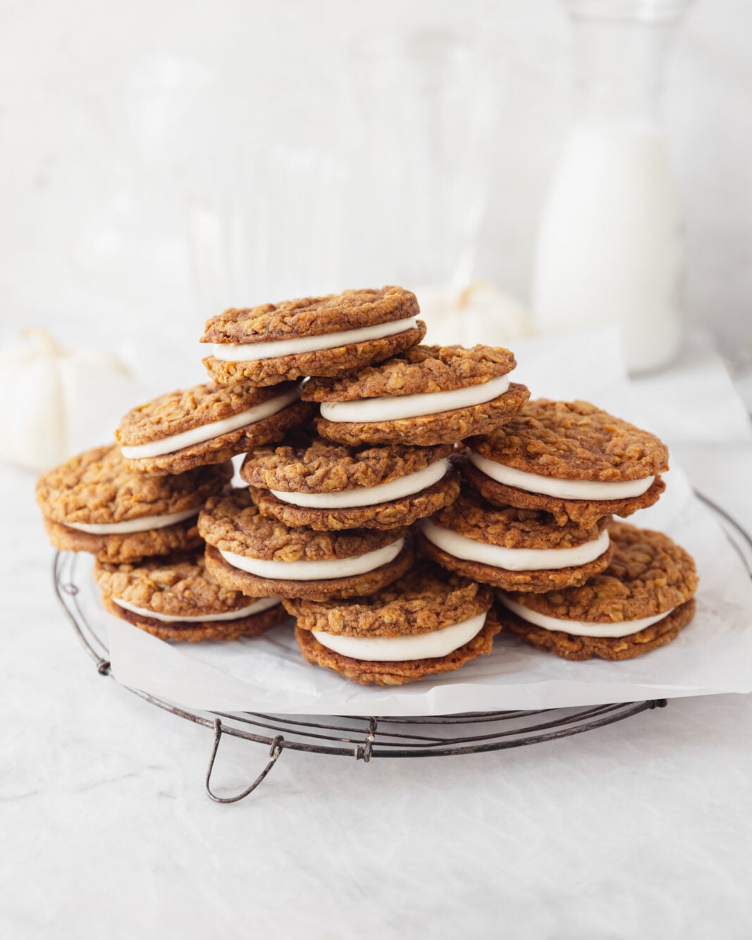 pumpkin oatmeal cream pies