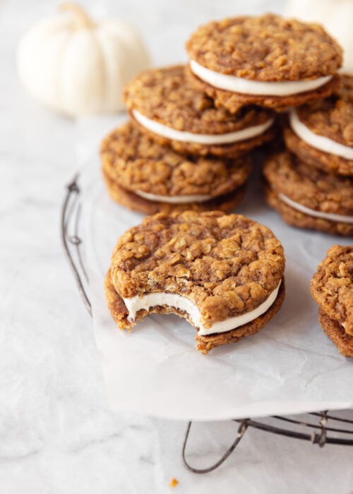 Pumpkin Oatmeal Cream Pies