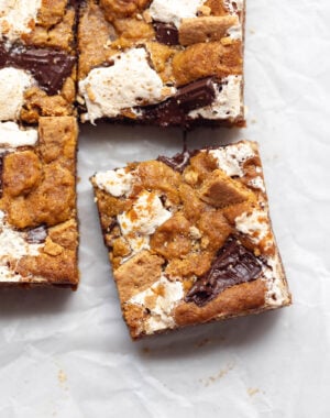 Pumpkin S’mores Blondies