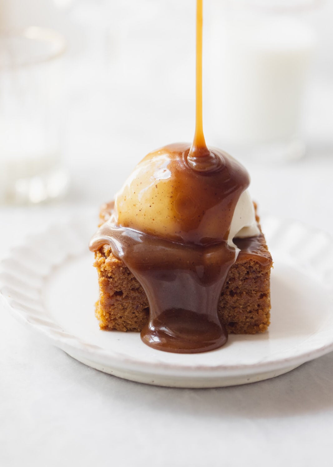 pumpkin sticky toffee pudding
