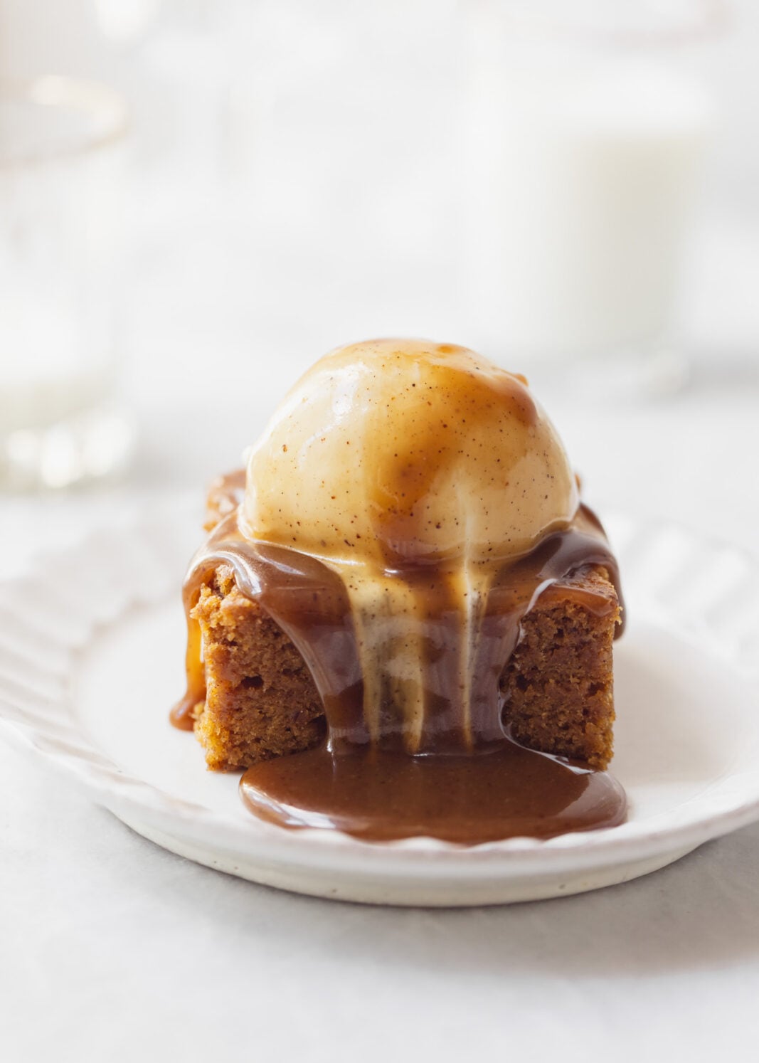 pumpkin sticky toffee pudding