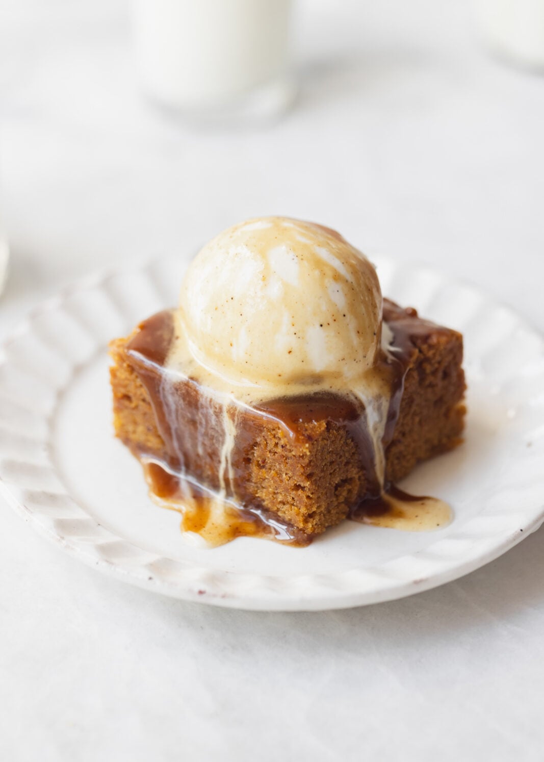 pumpkin sticky toffee pudding